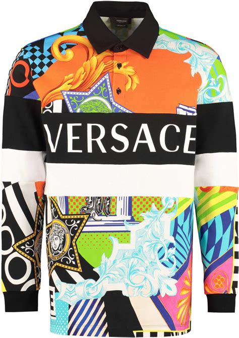 longsleeve versace|versace long sleeve polo.